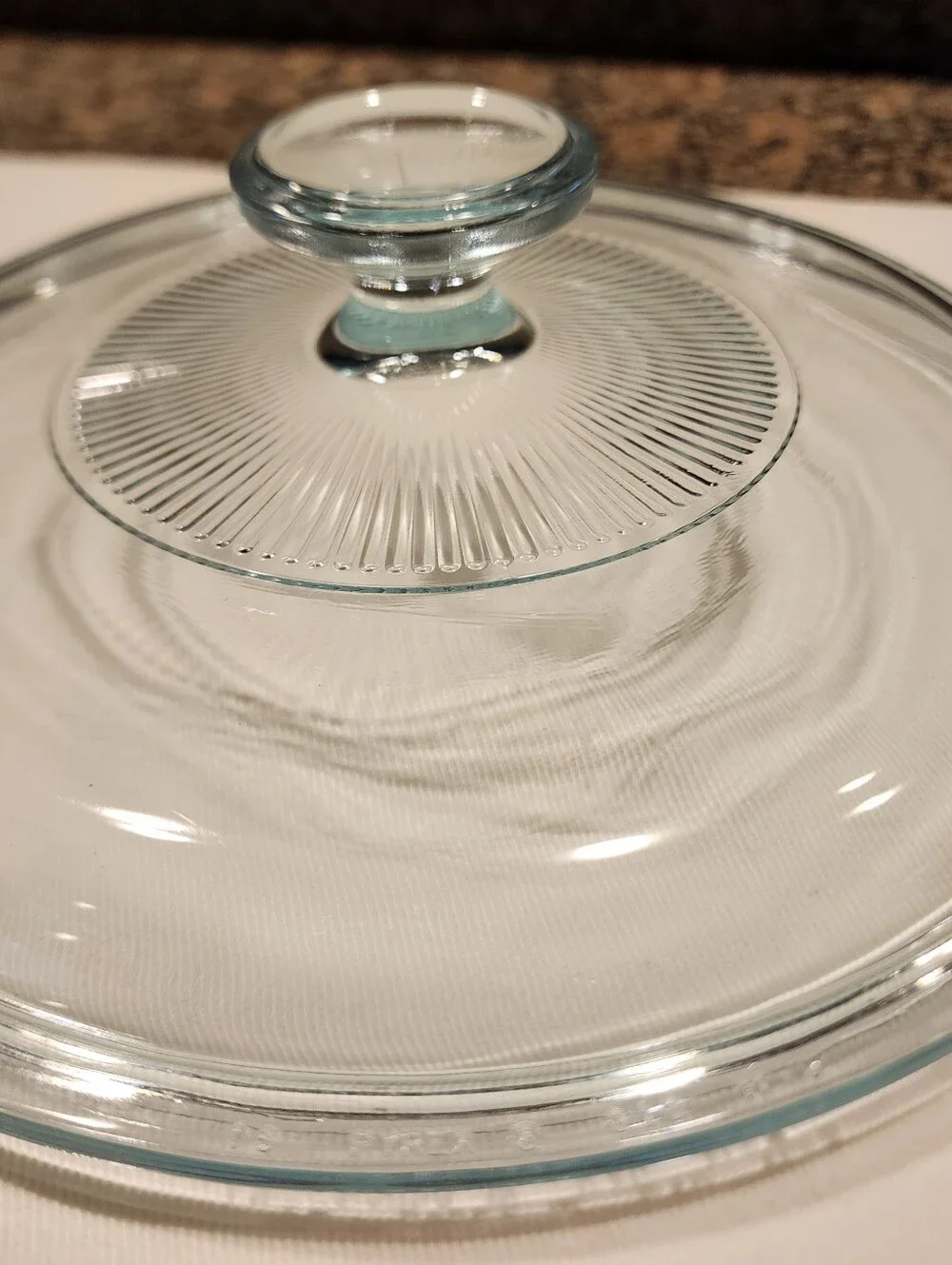 Pyrex Clear Glass Round Serving Lid - G1C 11